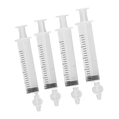 Lot de 4 pulvérisateurs de nez pour bébé - Réutilisable - 20 ml - Avec embout d'aspiration en silicone - Nettoyant nasal