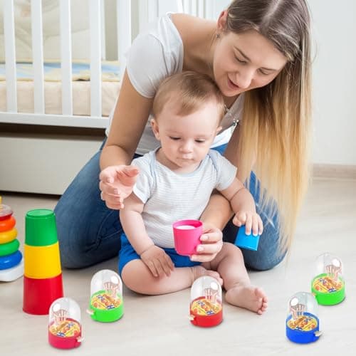 Yuqilin 20 Pièces Flipper Enfant,Finger Basketball Exercer l'Intelligence Mini Ballon Basket Soulager la Pression Mini Jeux Enfants Doigt, pour Petit Jouet Enfant (Couleur Aléatoire)