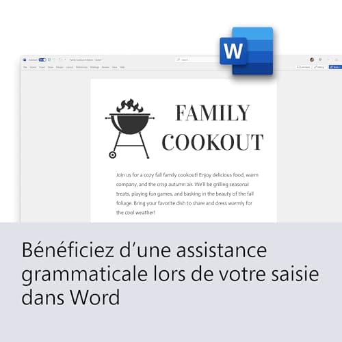 Microsoft Office Famille 2024 | Code d'activation - envoi par email