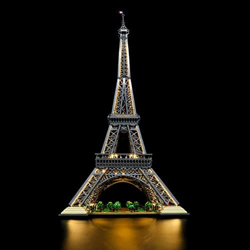 BRIKSMAX Kit d’éclairage à LED pour Lego Architecture La Tour Eiffel - Compatible with Lego 10307 Blocs de Construction Modèle- Pas inclure l’Ensemble Lego