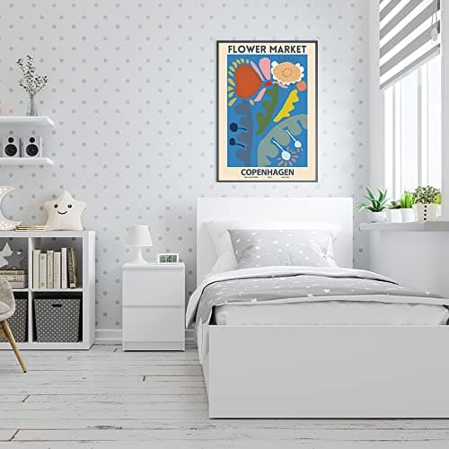 milaosk 6 Pcs Affiches Florales A4,affiche vintage Poster Vintage Affiche Matisse Images de Fleurs élégantes Poster Mural Art Prints Salon Mur Photos pour Salon Decoration Room Aesthetic (Sans Cadre)