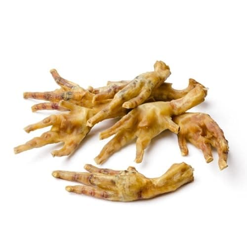 AnnonPet® Pattes de Poule séchées. Snack pour Chiens sans Gluten, idéal comme Prime et pour la Formation du Chien. Viande sèche Maxi Format 500 grammes