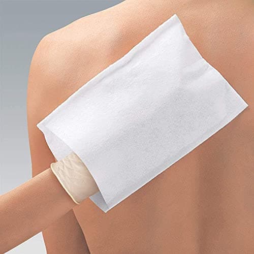 300 Gants de Toilette Jetables Ultra Doux - Non Tissés Molletonnés - Soins Médicaux et Hygiène - Blanc - Le Pro du Médical