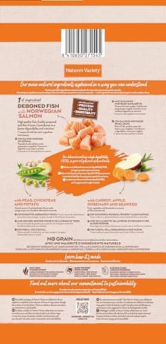 Nature's Variety Selected - Croquettes pour Chats Adultes - Sans céréales - au Saumon norvégien sans arêtes - 7kg