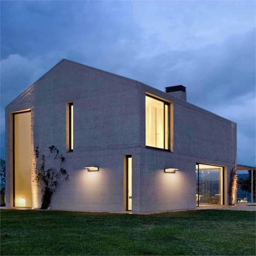 Klighten 45W Applique Murale LED Extérieure Intérieur Rotatif, Éclairage Mural Imperméable IP65 Moderne, Lampe Murale Ajustable pour Jardin Entrée Terrasse, 3480LM, Blanc Chaud 3000K, Anthracite