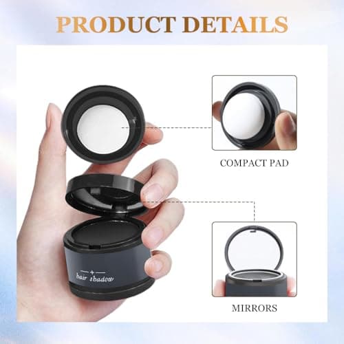WAWJ® Hairline poudres de racines pour racine des cheveux, correcteur pour épaissir les cheveux, pour femmes et hommes, poudre de retouche racine, imperméable, pour masquer les racines