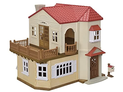 Sylvanian Families - La grande maison éclairée et sa pièce secrète - Maison avec + 10 accessoires - Plongez dans l'univers de la famille Sylvanian - Figurines miniatures - Jouet enfant 3 ans - 5716