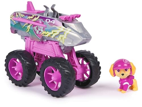 Paw Patrol - Pat Patrouille - Véhicule Figurine Stella Rescue Wheels - Voiture Figurine Pat Patrouille À Collectionner - Avion - Pat Patrouille Jouet - Voiture Enfant - Jouet Enfant 3 Ans et +