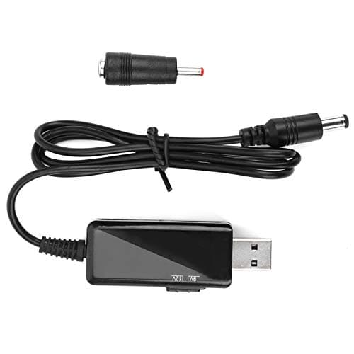 Adaptateur USB vers DC, Câble USB DC 5V Boost vers 9V 12V Câble Amplificateur de Tension 5V vers 9V 12V Convertisseur élévateur 5.5x2.1mm Câble USB vers DC Cordon de Routeur de