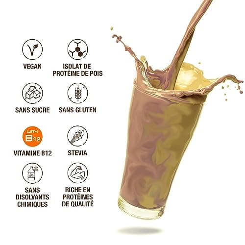 Weider Vegan Protein PACK DUO (2x300g) Goût Vanille et Chocolat. Protéines 100% Vegetal d'Isolat Pois & Riz. Avec Vitamine B12 & Stevia. Sans Gluten, Sans Sucre. Emballage 50% Recyclé, 100% Recyclable