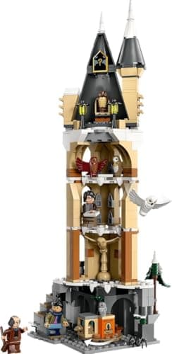 LEGO Harry Potter La Volière du Château de Poudlard, Jouet Fantastique pour Enfants, Set de Jeu d’Animaux, 3 Personnages, Idée Cadeau du Monde des Sorciers pour Filles, Garçons et Fans Dès 8 Ans 76430