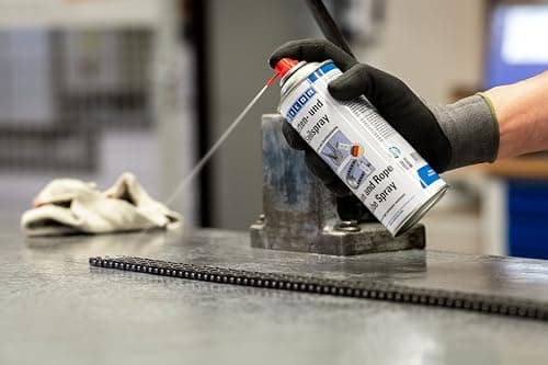 WEICON Spray Lubrifiant pour Chaînes et Câbles 400 ml de lubrifiant adhésif incolore résistant à la pression