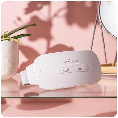 STYLPRO Toastie Sucette pour Crampes Menstruelles, Ceinture Menstruelle Chauffante Electrique avec 3 Modes de Chaleur et de Vibration, Rechargeable Appareil Calmant