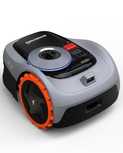 Navimow i105E Robot Tondeuse sans Fil périphérique 500 m2, RTK+Vision Tondeuse Robot Gazon, IA cartographie Automatique, Limite virtuelle, Gestion multizone