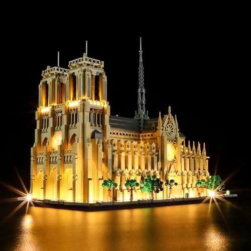 LIGHTAILING Jeu de Lumières pour Lego-21061 Notre-Dame de Paris - Modèle en Blocs De Construction - Ne Figurant Pas sur Le Modèle