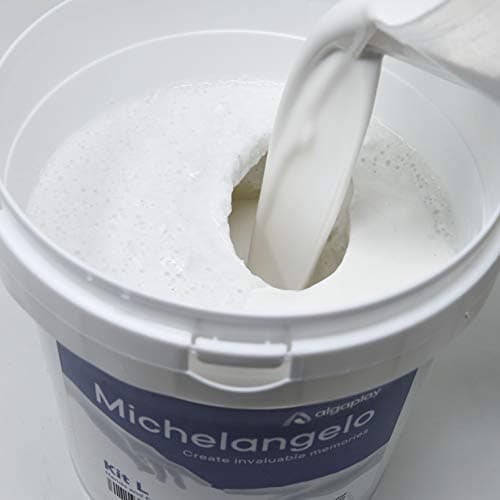 Michelangelo KIT REFILL matériaux de moulage pour 4 mains d'adultes ou d'enfants en famille ou entre amis