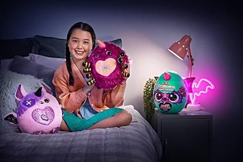 Rainbocorns Monstercorn Surprise, (Vampire Cat) Jouets pour Filles, peluche, Halloween