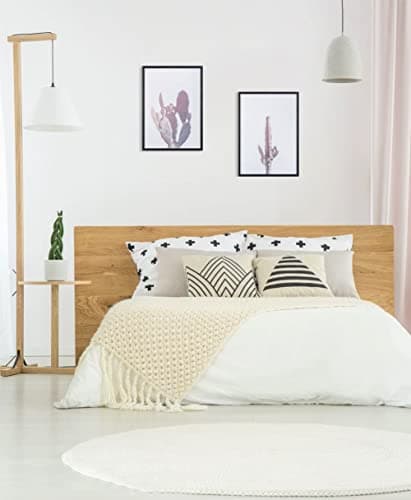 ATOBART Lot de 4 cadres, format A3, en bois, noirs, pour photos, images et certificats, avec plexi-glass, pour montage mural, 29,7 x 42 cm