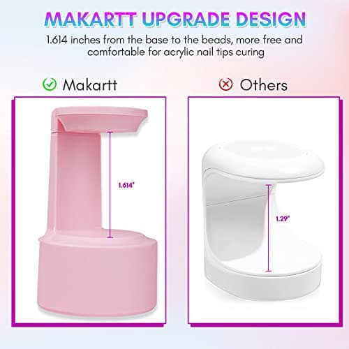 MAKARTT Lampe à Ongles LED Mini,Séchoir à Ongles 5W gel Nail UV light, Gel Vernis à Ongles Extension Gel Nail Light Solidification Light, voyage gel Nail LED Light Valentine fête des mères cadeau