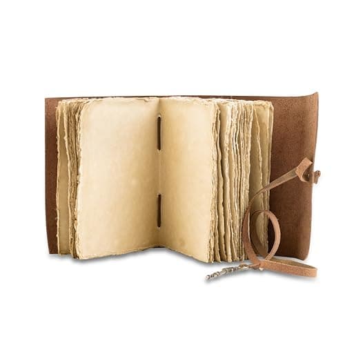 Urban Leather Journal intime avec motif arbre de vie, feuilles de cœur, pages rustiques, anciennes et anciennes, couverture en cuir, journal intime imprimé, papier vierge vierge