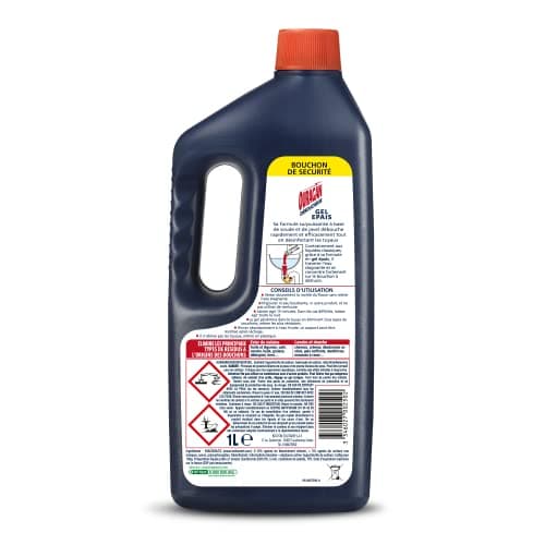 Ouragan Déboucheur Gel Epais 15 minutes 1 L