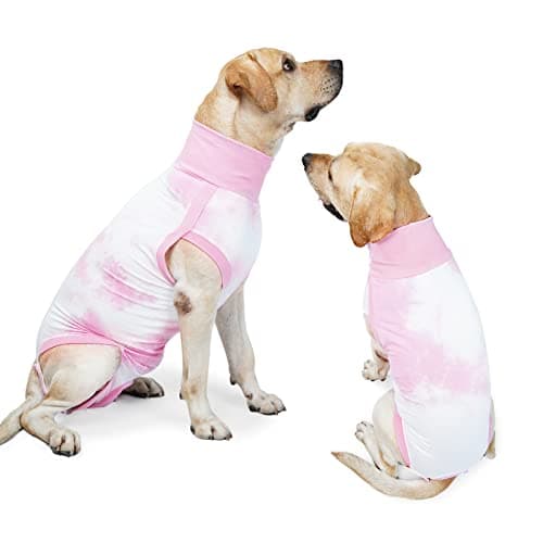LIANZIMAU Combinaison de Recuperation Chien Body Chien Post Operatoire Femelle Body Medical Chien Body Chien Post Operatoire Male Castration Alternatives Collerettes pour Chiens