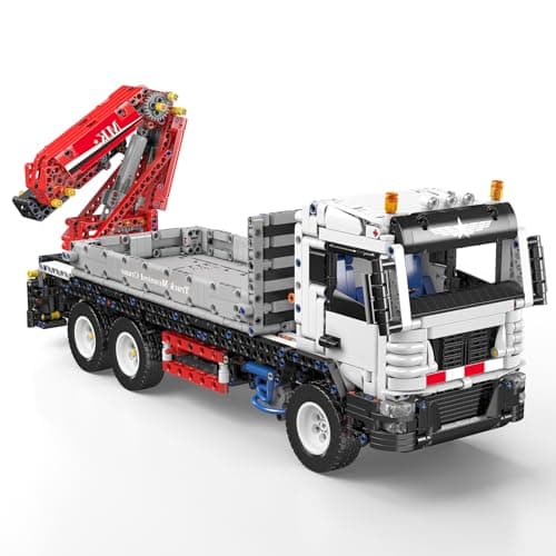 Mould King 17063 Technik RC Grue Blocs de Construction, 2530 Pièces Pneumatique Chargeuse sur Roues avec Télécommande et Moteurs, Kit de Modèle de Véhicule de Construction Cadeau pour Adultes