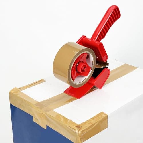 TAPEBEAR Ruban Adhésif d'Emballage Marron 48mm x 50m, Ruban Adhesif Emballage 2.6mil épaisseur, Fermeture Sûre, Haute Résistance Pour l'Emballage De Colis, Boîtes, Cartons, 12 Rouleaux