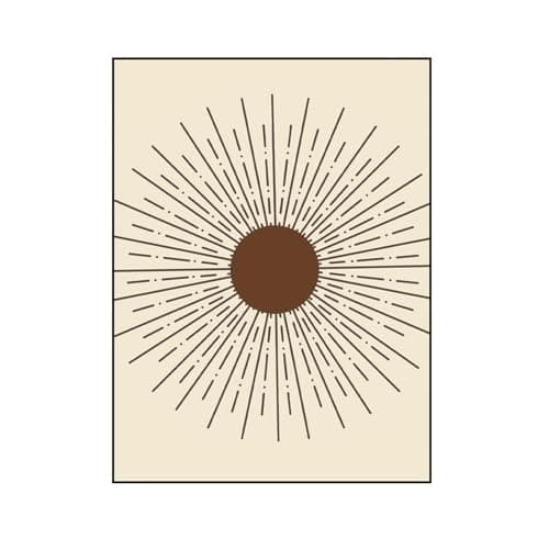 WZXGHE Lot de 3 posters abstraits - Plante géométrique - Impression d'art - Poster moderne pour salon et chambre à coucher - Sans cadre - A, 3 x 40 x 60 cm