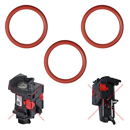 Joint, O-Rings, compatible avec Delonghi EABI EAM ECA ECAM ESAM EPAM ETAM AEG Philips pour l'unité d'ébullition, groupe d'ébullition, piston de pression, piston, et thermobloc, chauffage, D06 (3x)