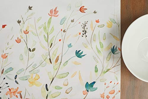Maison d' Hermine Colmar Lot de 4 Sets de Table 100% Coton pour la Table à Manger, la Cuisine, Les Mariages, la Vie Quotidienne, Les dîners, Le Printemps/été (33cm x 48cm)
