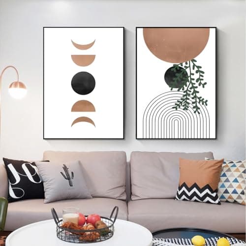 KXHHYB Abstract Line Geometry - Lot de 3 posters - Images modernes - Décoration murale - Style bohème - Décoration murale - Pour salon - Sans cadre - A - 20 x 30 cm x 3