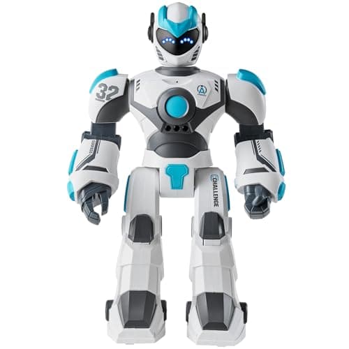 VEVOR Robot Jouet Enfants, 2,4 GHz, Robot RC Intelligent, Télécommande Programmable, Parlant, Chantant, Dansant, Interactif, Gestes, pour Cadeau d'Anniversaire, Noël, Garçons Filles de 6 7 8 10 12 Ans