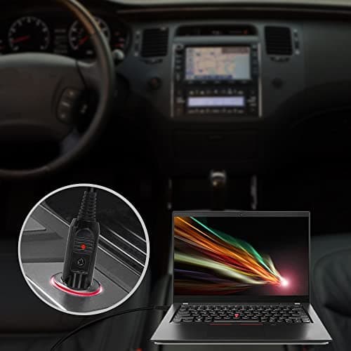GINTOOYUN DC7909 Chargeur allume-cigare vers DC 8 mm 7,9 x 5,5 mm Câble d'alimentation 12 V pour enregistreur de voiture, haut-parleurs Bluetooth, appareil photo, GPS, ordinateur portable