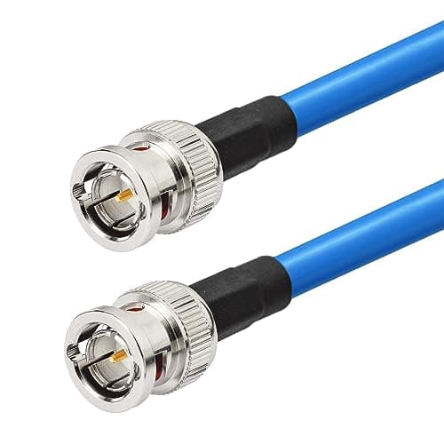 Superbat Câble BNC Câble Vidéo SDI 12m 3G/6G/12G (Belden 1694A, 75Ohm) Mâle à Mâle pour Caméras et Équipements Vidéo Supporte HD-SDI/3G-SDI/4K/8K, Câble Vidéo de Précision (1 pièce)