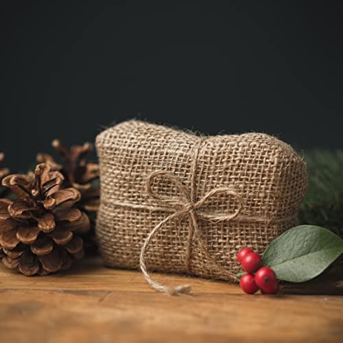 D.RECT 50m de Corde de Jute Naturelle Brune | Ficelle d'emballage Ruban Cadeau | Corde de Décoration | 1,2mm D'épaisseur | pour : Emballage, DIY Artisanat, Fleuristerie, Décoration, (800154)