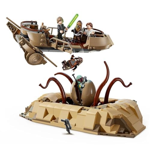 LEGO Star Wars L’Esquif du Désert et la Fosse du Sarlacc - Set de Construction Collector pour Les Enfants et Les Fans de la Saga - Véhicule à Construire pour Garçons et Filles 75396