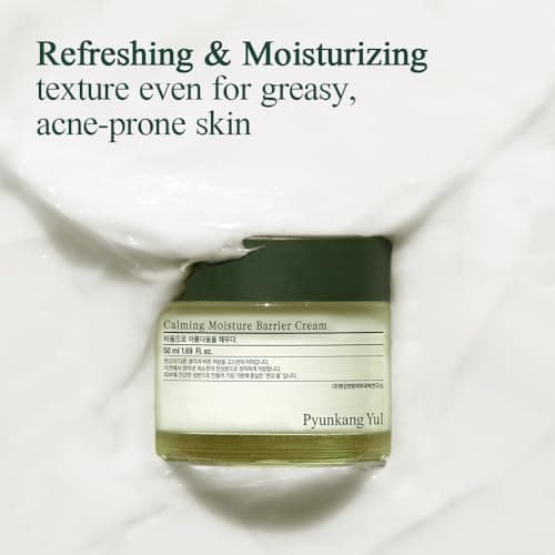 [PKY] Pyunkang Yul Crème Barrière Hydratante Apaisante pour Peau Sensible, Céramides et Acide Hyaluronique pour Hydratation, Vegan, Soin Visage Coréen (1.69 Fl. Oz, 50ml)