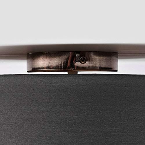 Lindby Plafonnier Tissu Sebatin à intensité variable (Moderne) en Gris Textile e. a. pour Chambre coucher (à 3 lampes, E27), Luminaire Plafonnier, Lampe Plafond, Eclerage Eclairage