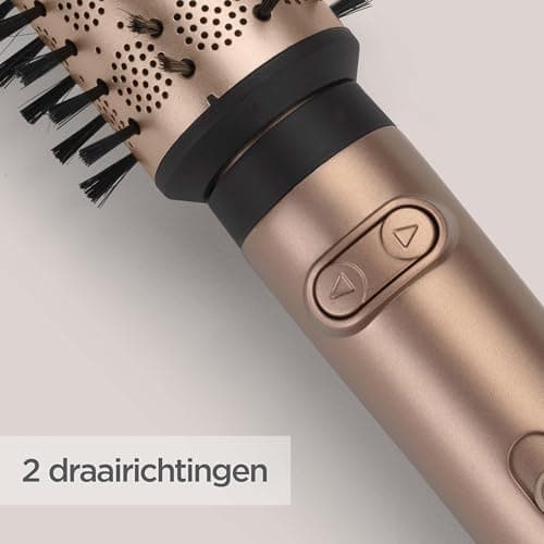 Babyliss AS952E - BaByliss Paris - Brosse soufflante rotative Big Hair Dual, Or, 1 Unité (Lot de 1)