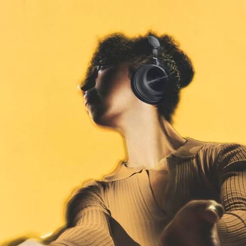 Bang & Olufsen Beoplay HX - Casque Haut de Gamme Bluetooth Réduction de bruit Sans Fil, 6 Microphones, Jusqu’à 40 heures d’Autonomie, Casque Audio et Étui de Transport - Noir