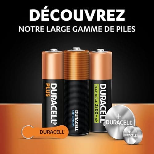 DURACELL 2430 Piles Boutons au lithium 3V (lot de 2) - Longue durée garantie - Pour clés électroniques, petites télécommandes et montres de sport - Emballage Sécurité Enfant