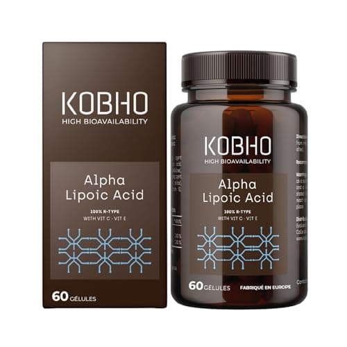 Acide Alpha-Lipoïque (R-ALA) | Soutien Antioxydant avec Vitamines C et E | Aide à la Gestion du Poids | Aide à réduire le stress oxydatif
