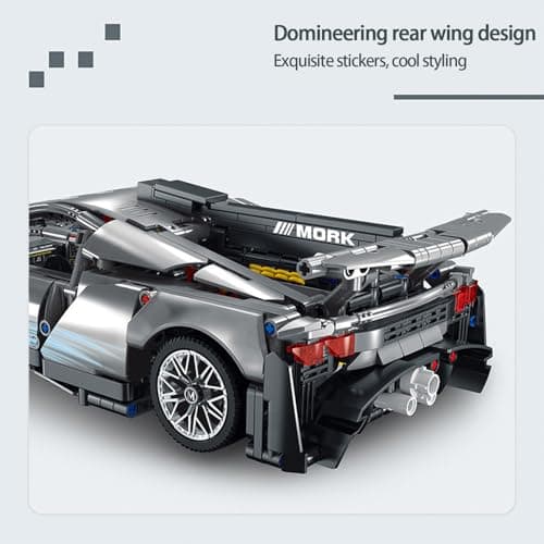 Minxtech Technik Ensemble de Construction de Voiture de Course, 1:14 pour AMG Ensemble de Construction, 1391 Pièces Super Voiture de Sport Briques de Construction Sets
