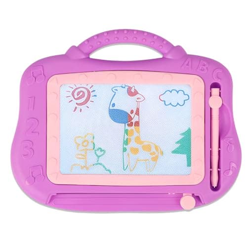 GXGM Tableau Magnetique Enfant, Enfant Tableau de Dessin Magnétique Effaçable, Cadeau Jouet Educatif pour Bambin, 1 pièce