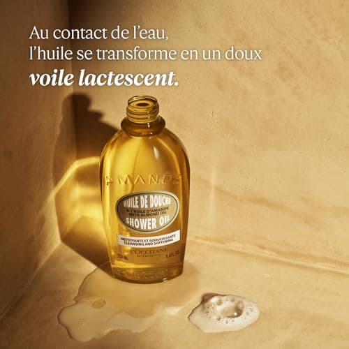L'OCCITANE - Huile de Douche Amande - 250 ml - Fabriqué en France