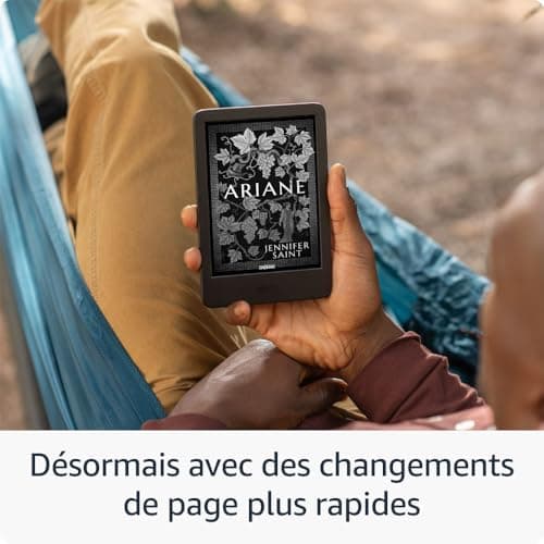 Amazon Kindle (Nouvelle génération) - Le plus léger et compact, avec écran antireflets, changements de page plus rapides et éclairage avant réglable - 16 Go - Sans publicités - Vert matcha