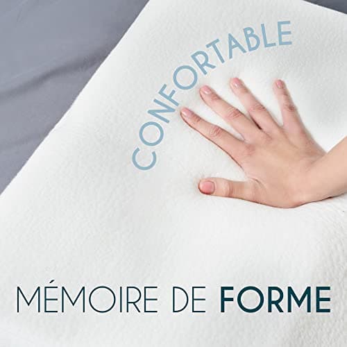 Dreamzie Coussin Élévateur de Jambes Coussin Thérapeutique Repose Jambe Mémoire de Forme - Douleur de Dos, Genoux, Post Opératoire, Jambe Lourde, Circulation - Respirant Lavable Hypoallergénique