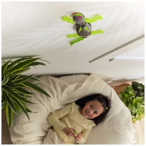 Hex Bots - Gecko RC - Gecko Radiocommandé Qui Rampe Sur Le Sol Et Les Murs - Avec Yeux Lumineux - Pilotage Facile - Câble USB Inclus - Jouet Enfant 4 Ans et +