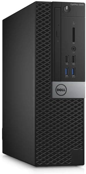 Dell Optiplex 3046 SFF Ordinateur de Bureau, Intel Core i5-6500, 8 Go de RAM, SSD de 256 Go, Wi-FI, Bluetooth, Clavier QWERTY américain, Windows 11 Pro (Reconditionné)